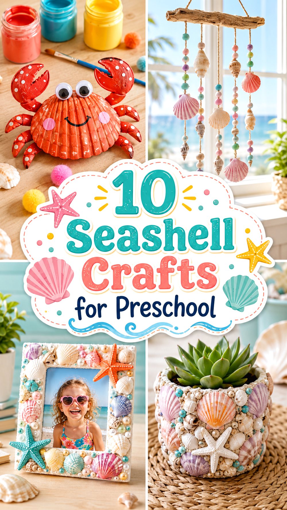 Seashell Crafts for Preschool