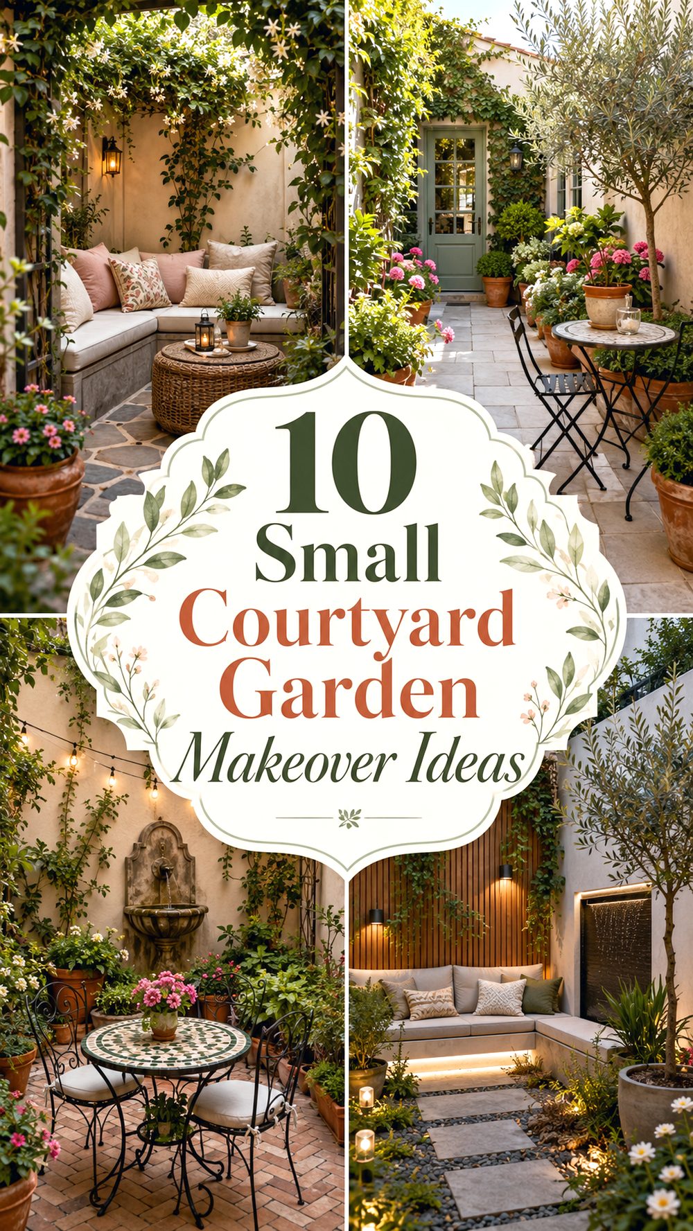 Small Courtyard Garden Makeover Ideas