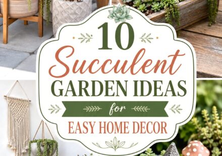 Succulent Garden Ideas for Easy Home Decor