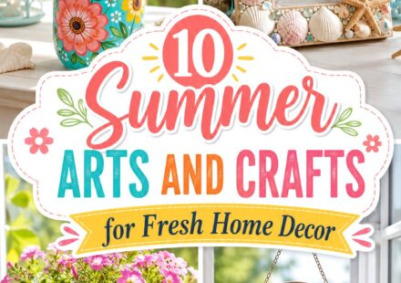 Summer Crafts for Kids That Make Cute Home Decor