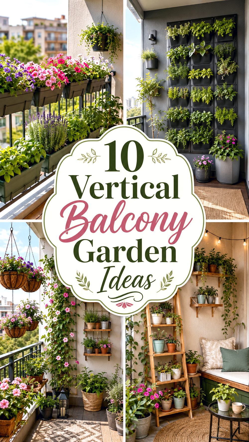 Vertical Balcony Garden Ideas