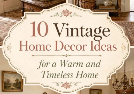Vintage Home Decor Ideas for a Warm and Timeless Home