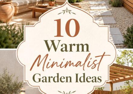 Warm Minimalist Garden Ideas