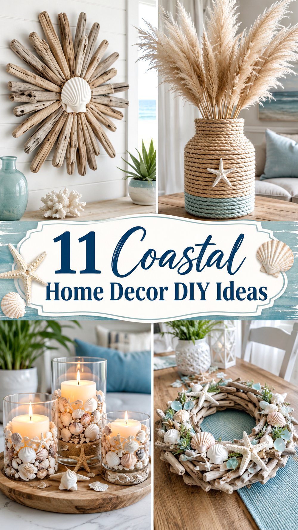 Coastal Home Decor DIY Ideas