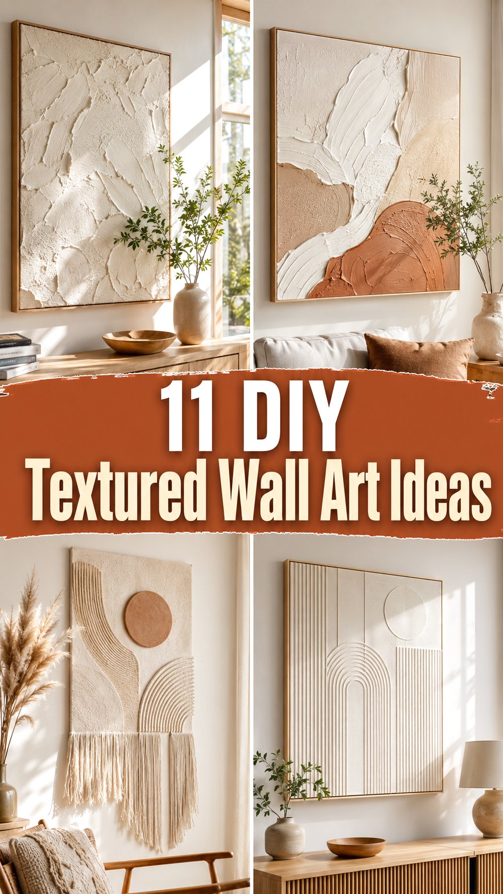 DIY Textured Wall Art Ideas