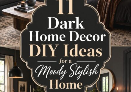 Dark Home Decor DIY Ideas for a Moody Stylish Home