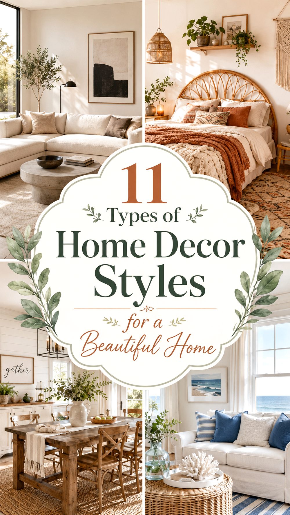 Types of Home Decor Styles for a Beautiful Home