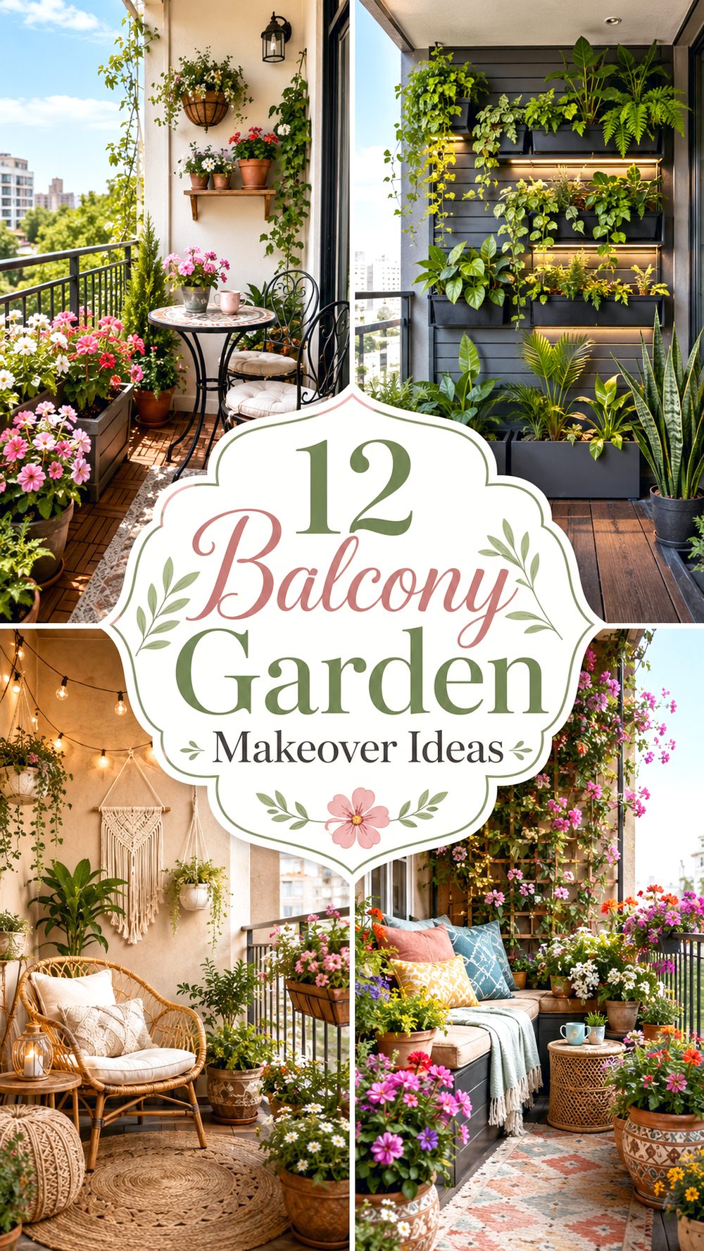 Balcony Garden Makeover Ideas