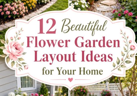 Beautiful Flower Garden Layout Ideas for Your Home