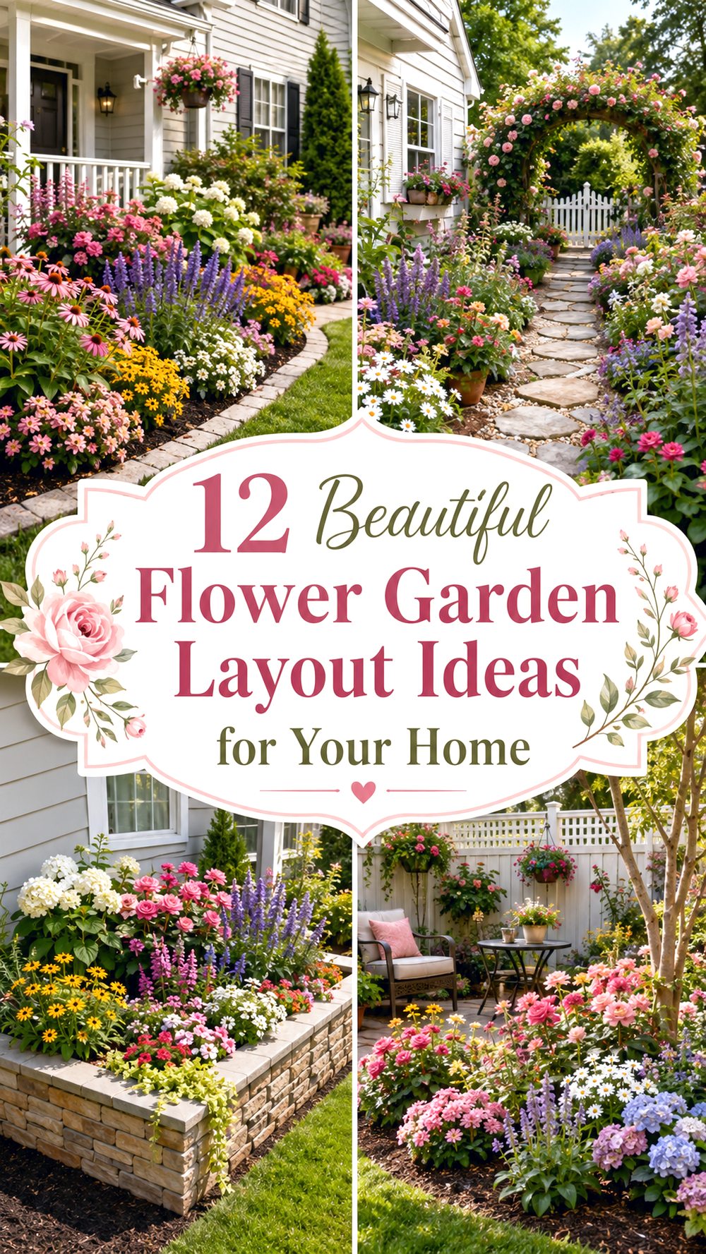 Beautiful Flower Garden Layout Ideas for Your Home