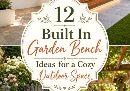 Built In Garden Bench Ideas for a Cozy Outdoor Space