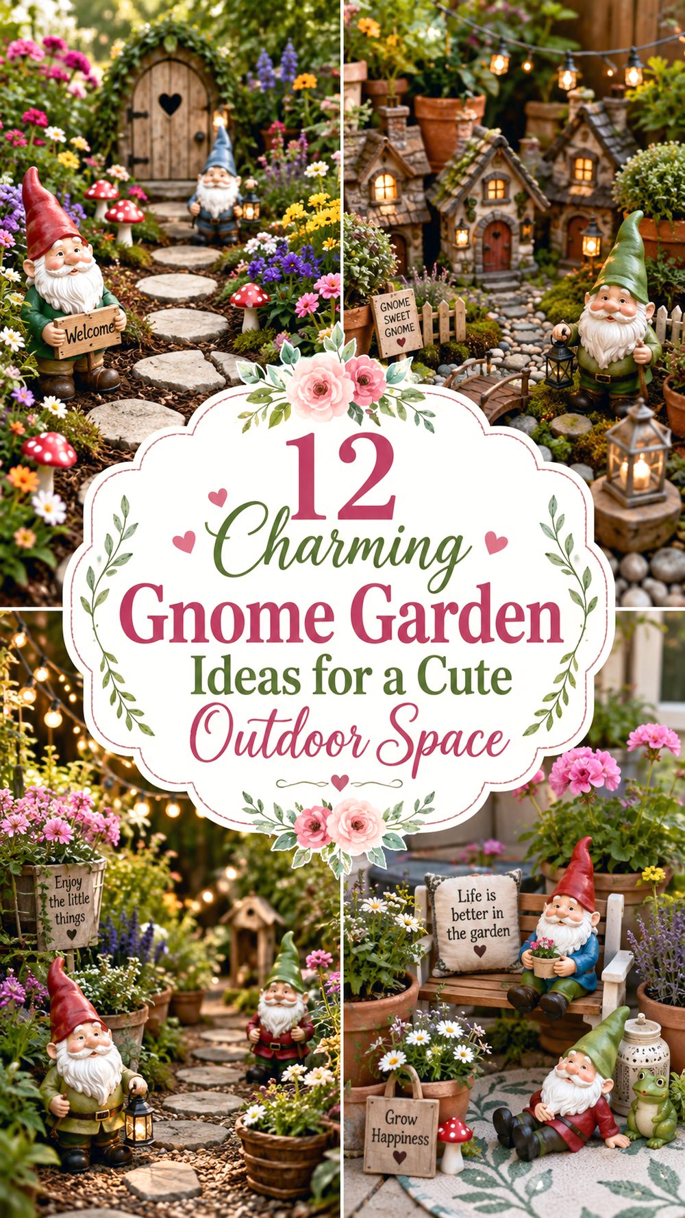Charming Gnome Garden Ideas for a Cute Outdoor Space