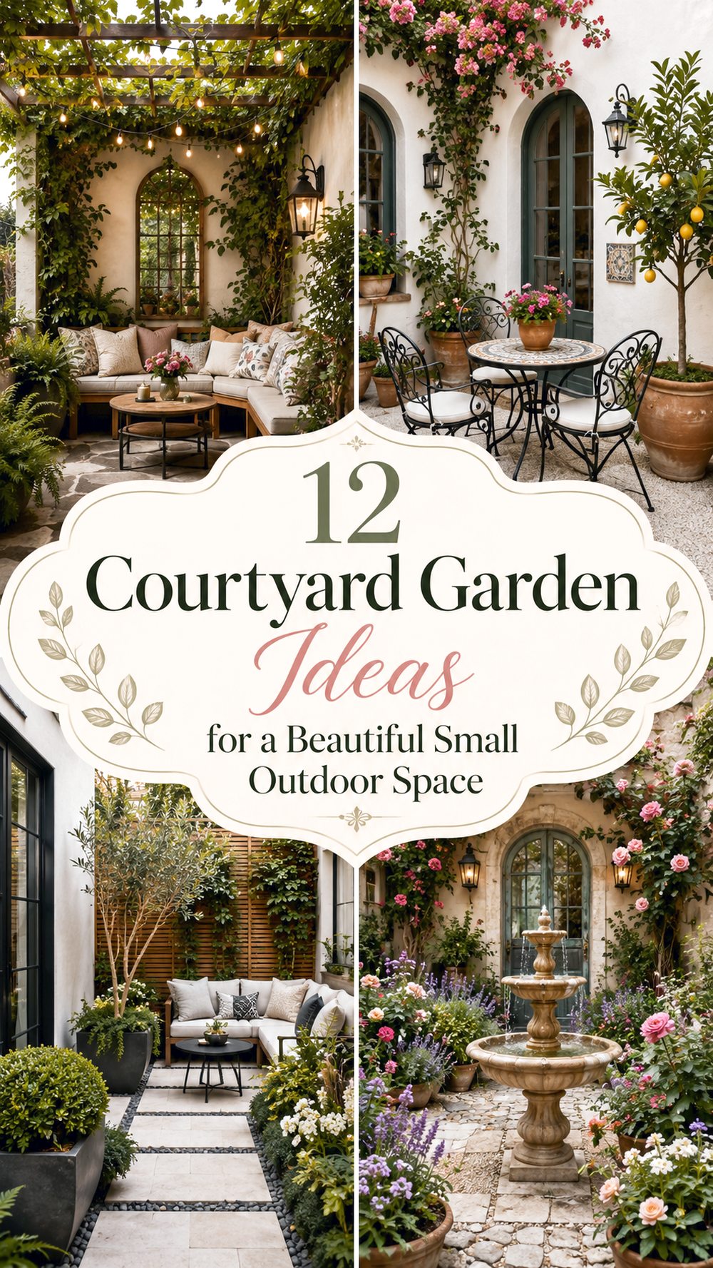 Courtyard Garden Ideas for a Beautiful Small Outdoor Space
