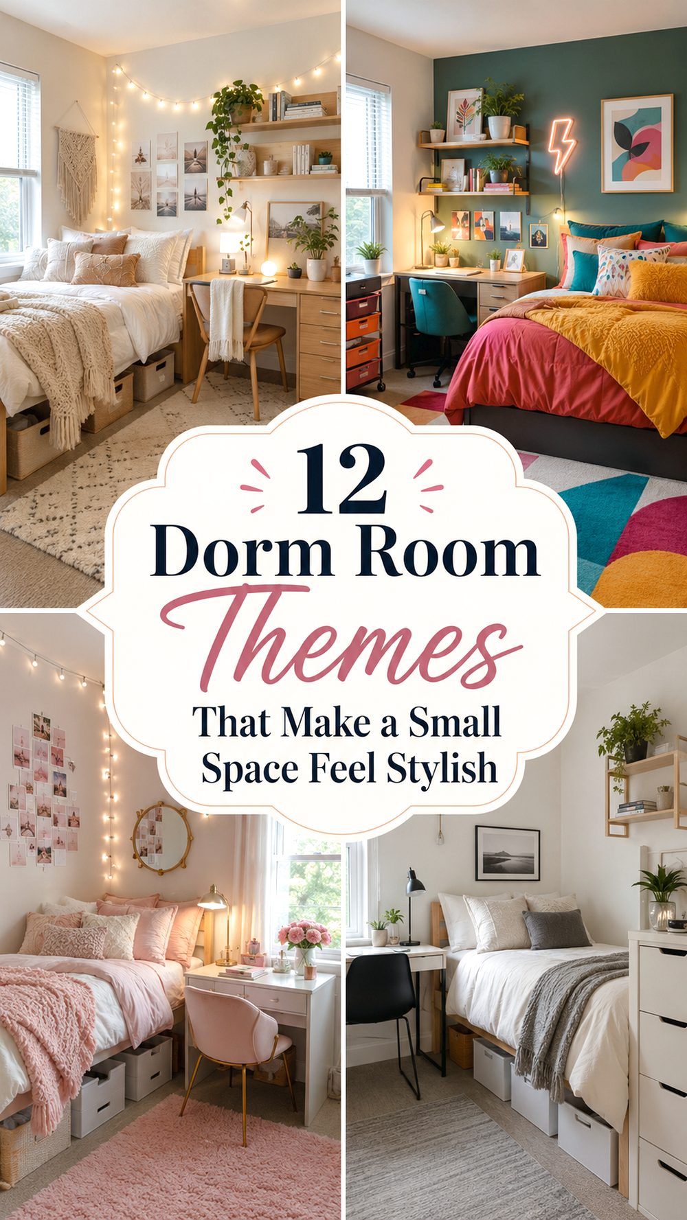 Dorm Room Themes That Make a Small Space Feel Stylish
