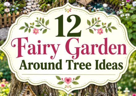Fairy Garden Around Tree Ideas