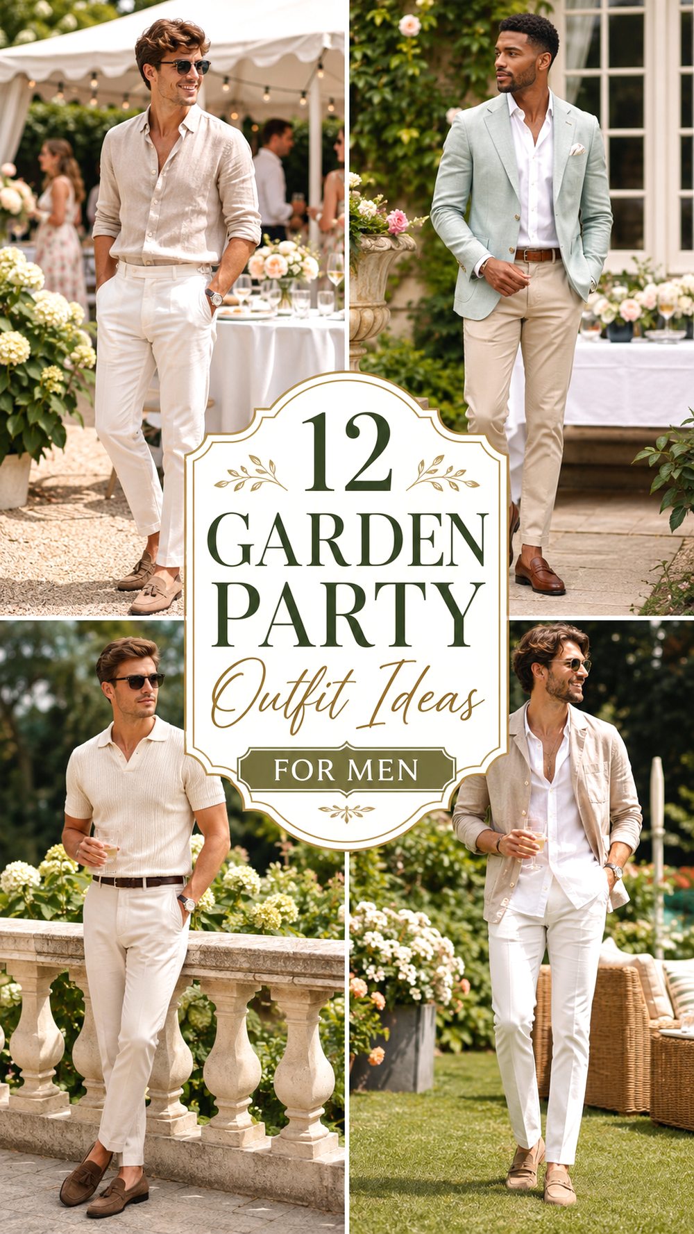 Garden Party Outfit Ideas for Men