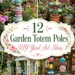 Garden Totem Poles DIY Yard Art Ideas