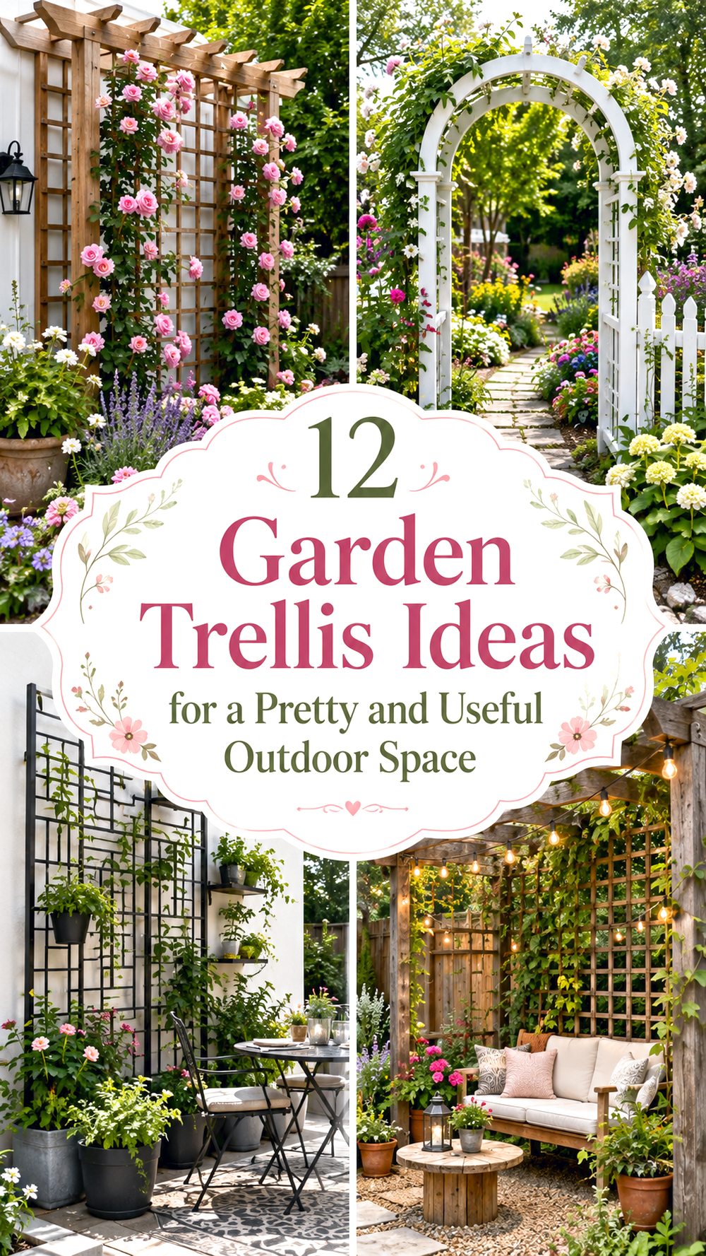 Garden Trellis Ideas for a Pretty and Useful Outdoor Space
