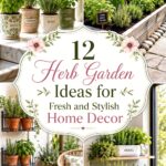 Herb Garden Ideas for Fresh and Stylish Home Decor