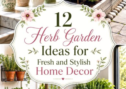 Herb Garden Ideas for Fresh and Stylish Home Decor