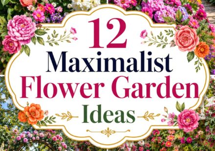 Maximalist Flower Garden Ideas