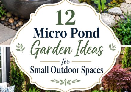 Micro Pond Garden Ideas for Small Outdoor Spaces