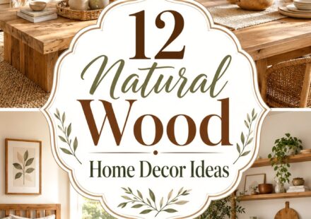 Natural Wood Home Decor Ideas