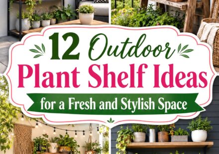 Outdoor Plant Shelf Ideas for a Fresh and Stylish Space