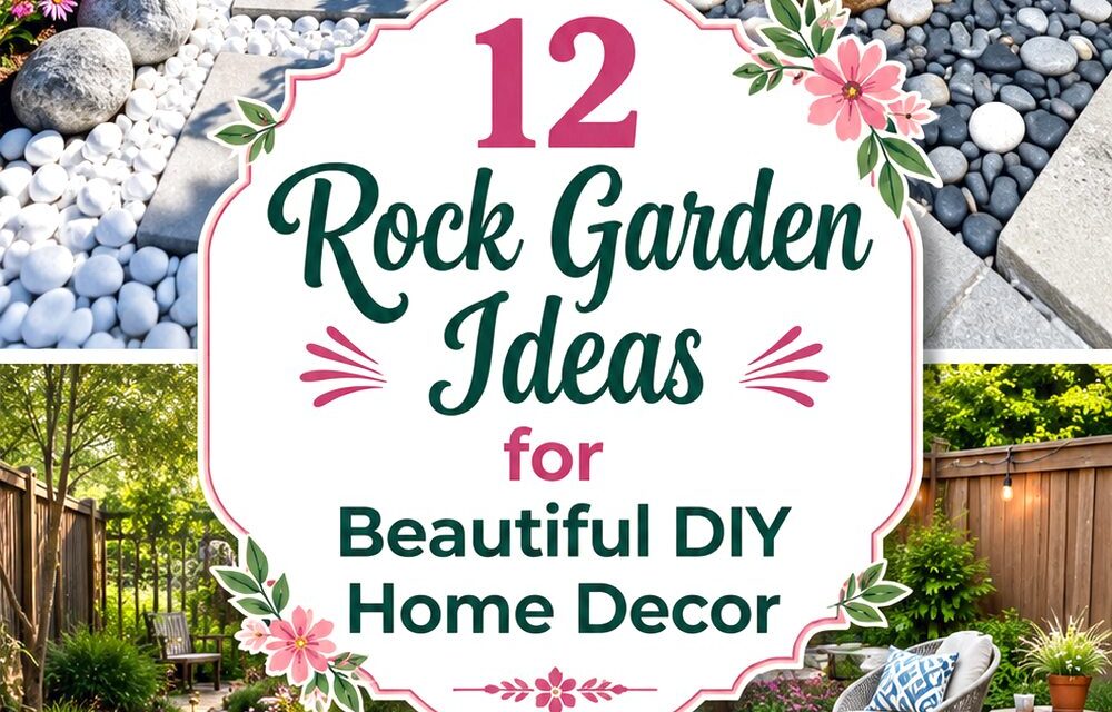 Rock Garden Ideas for Beautiful DIY Home Decor