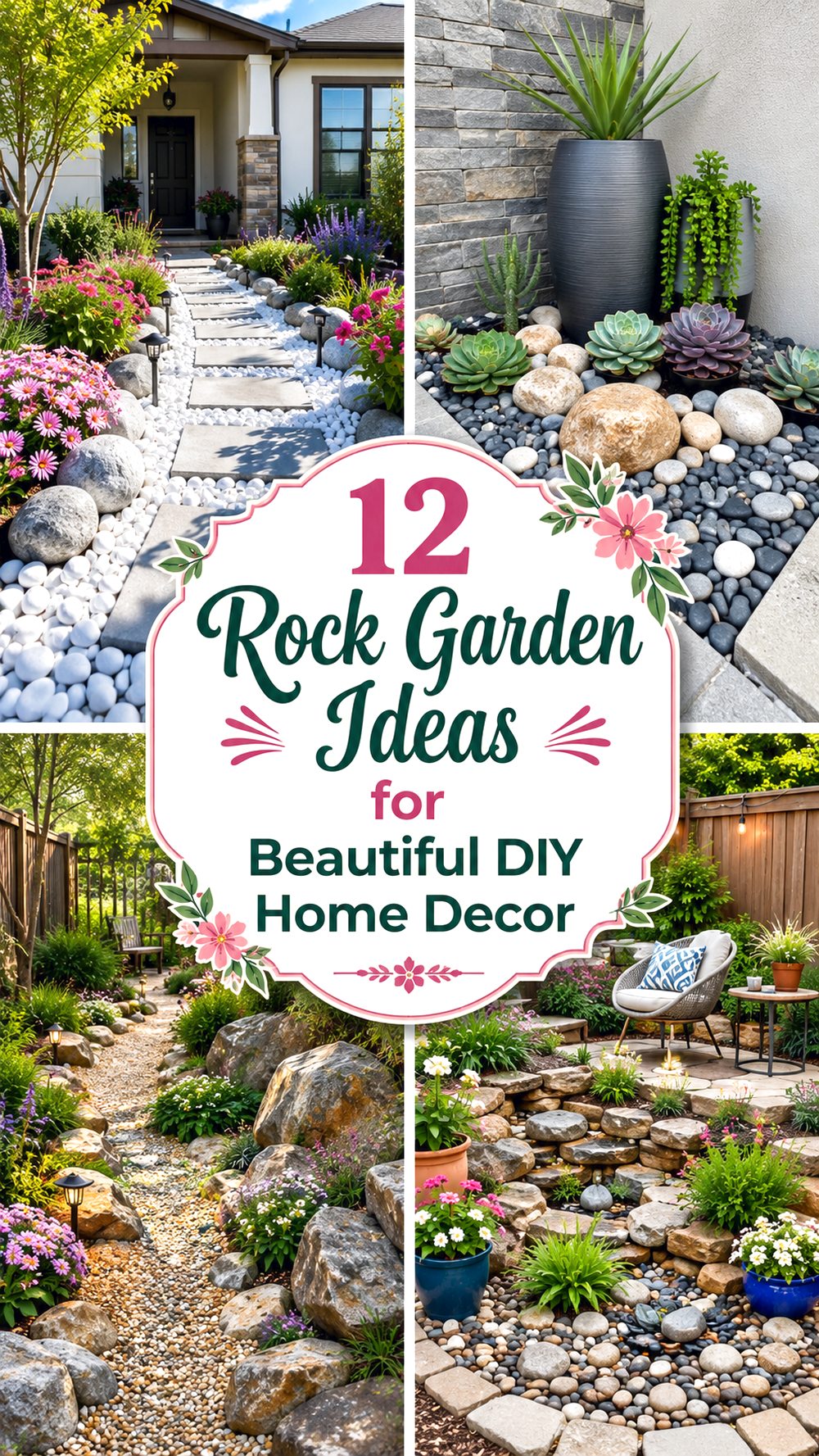 Rock Garden Ideas for Beautiful DIY Home Decor