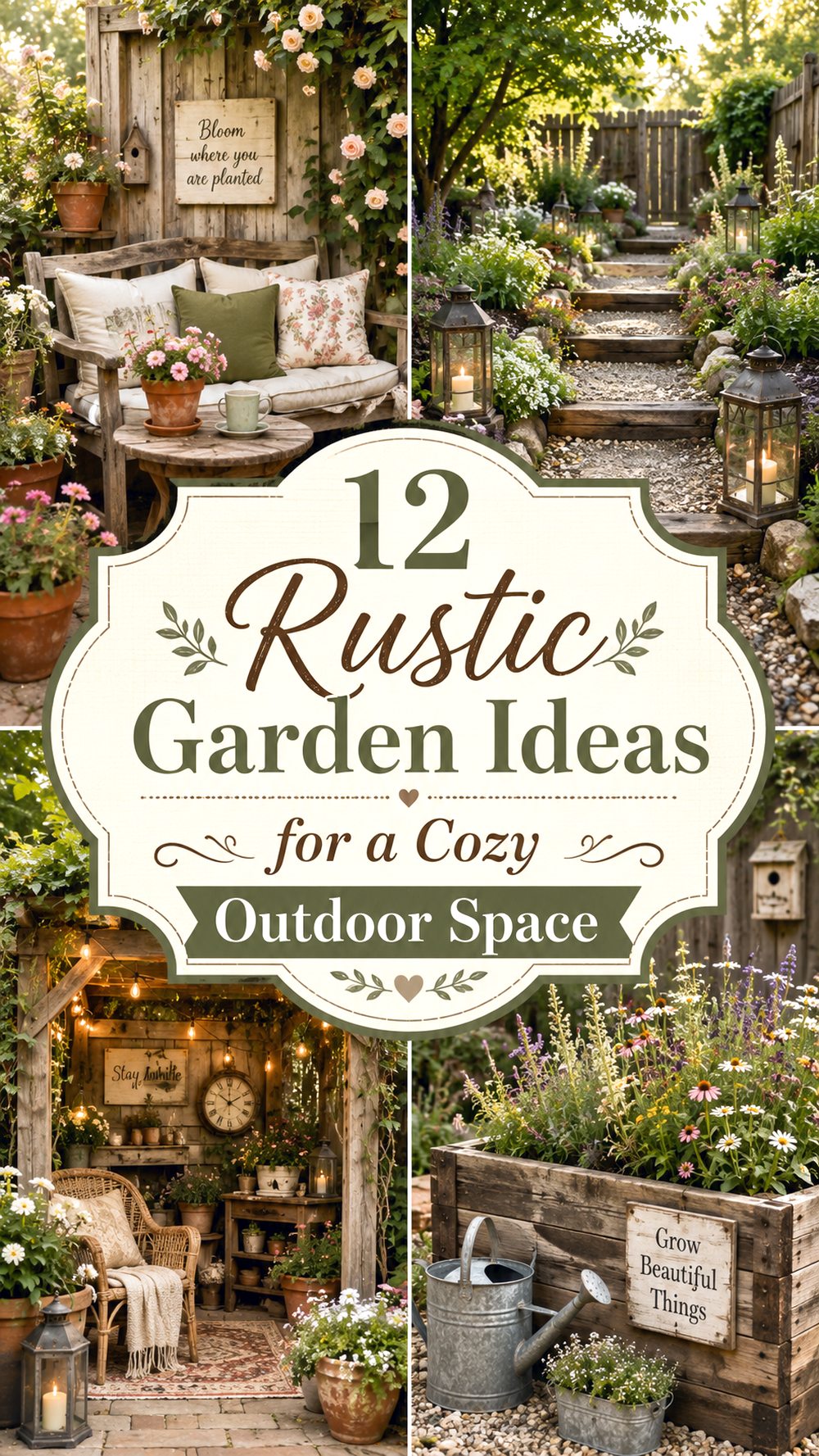 Rustic Garden Ideas for a Cozy Outdoor Space