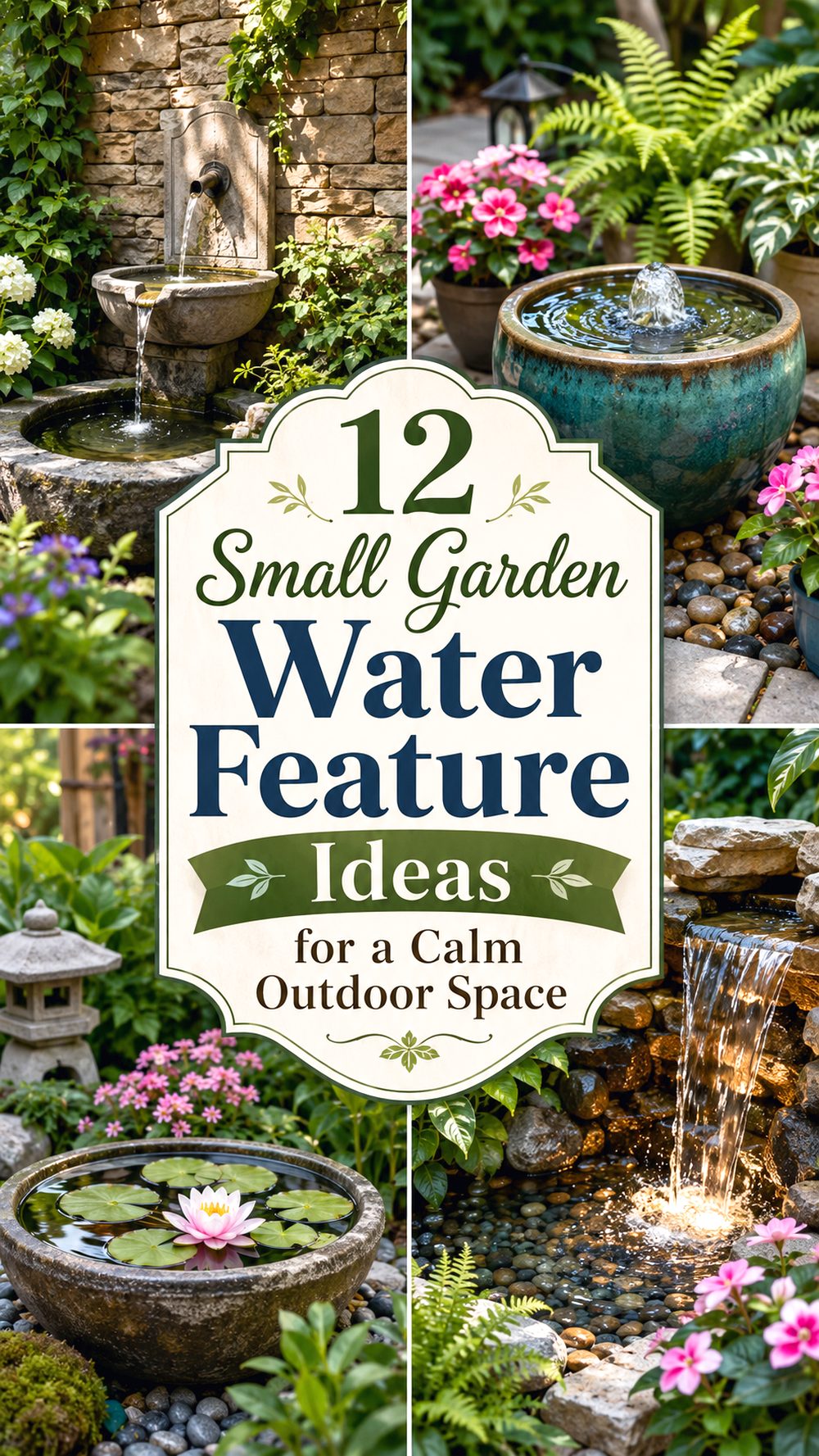 Small Garden Water Feature Ideas for a Calm Outdoor Space