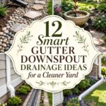 Smart Gutter Downspout Drainage Ideas for a Cleaner Yard