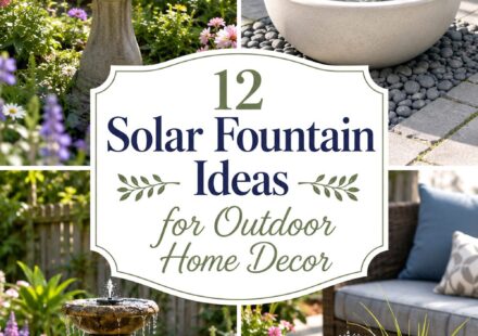 Solar Fountain Ideas for Outdoor Home Decor