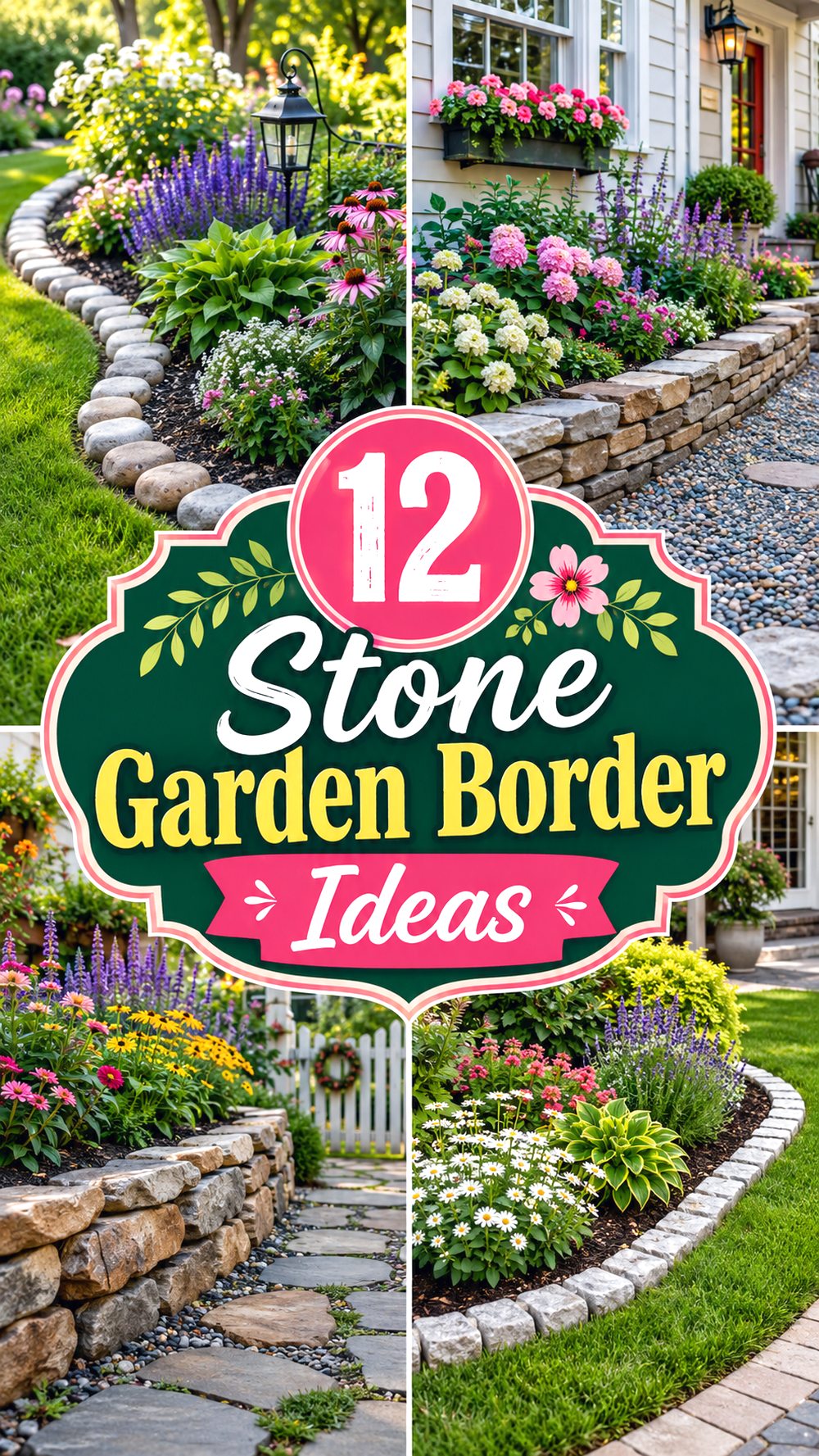 Stone Garden Border Ideas
