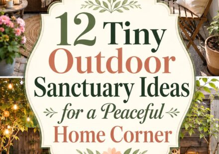 Tiny Outdoor Sanctuary Ideas for a Peaceful Home Corner