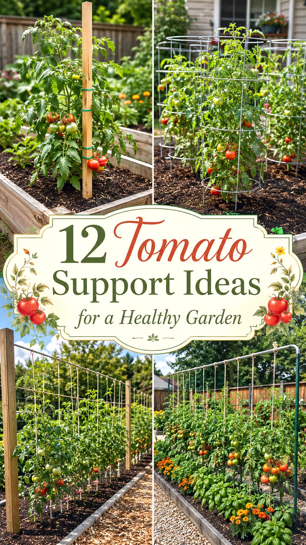 Tomato Support Ideas for a Healthy Garden