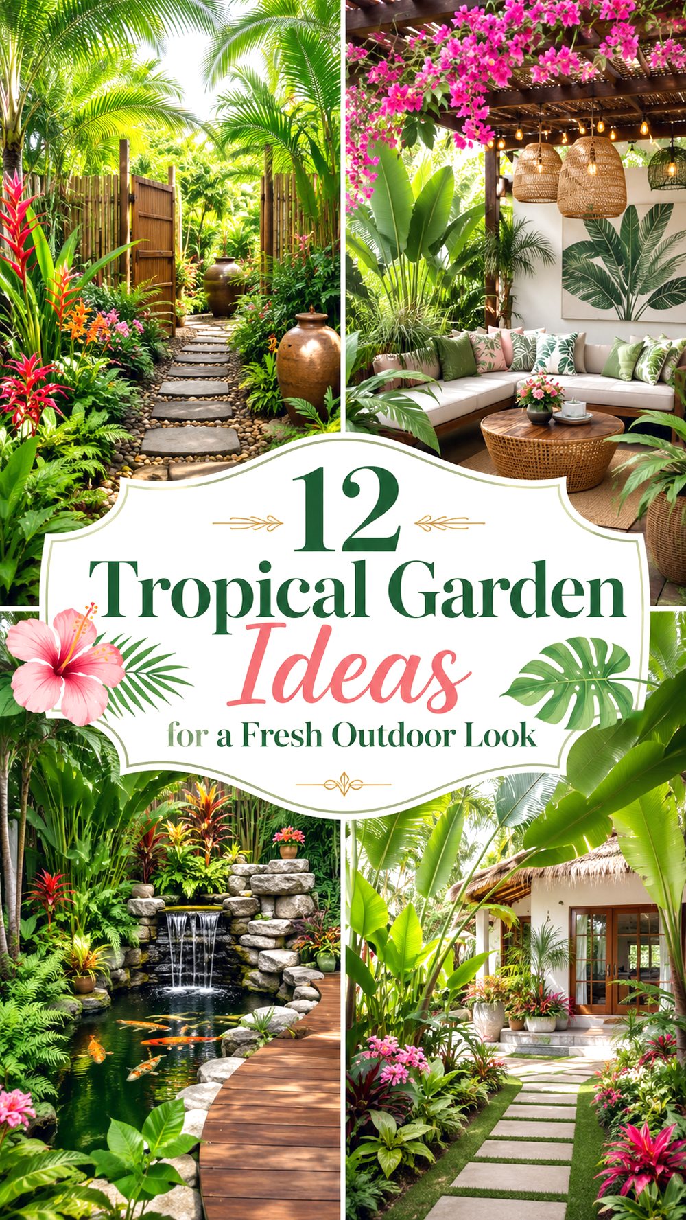 Tropical Garden Ideas for a Fresh Outdoor Look