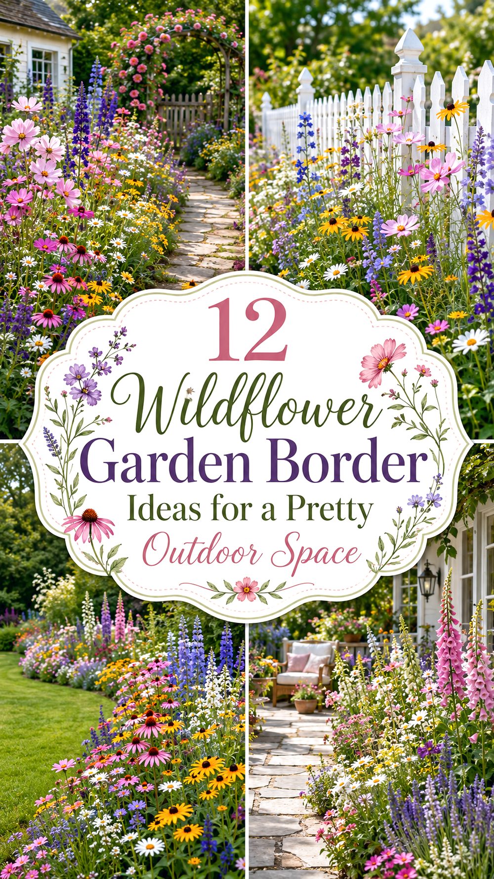 Wildflower Garden Border Ideas for a Pretty Outdoor Space