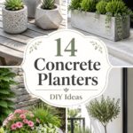 Concrete Planters DIY Ideas