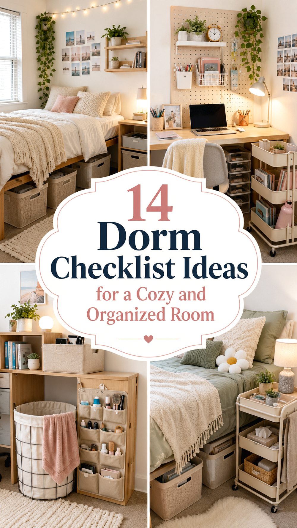 Dorm Checklist Ideas for a Cozy and Organized Room