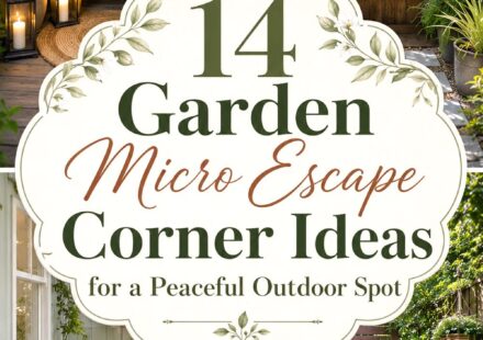 Garden Micro Escape Corner Ideas for a Peaceful Outdoor Spot