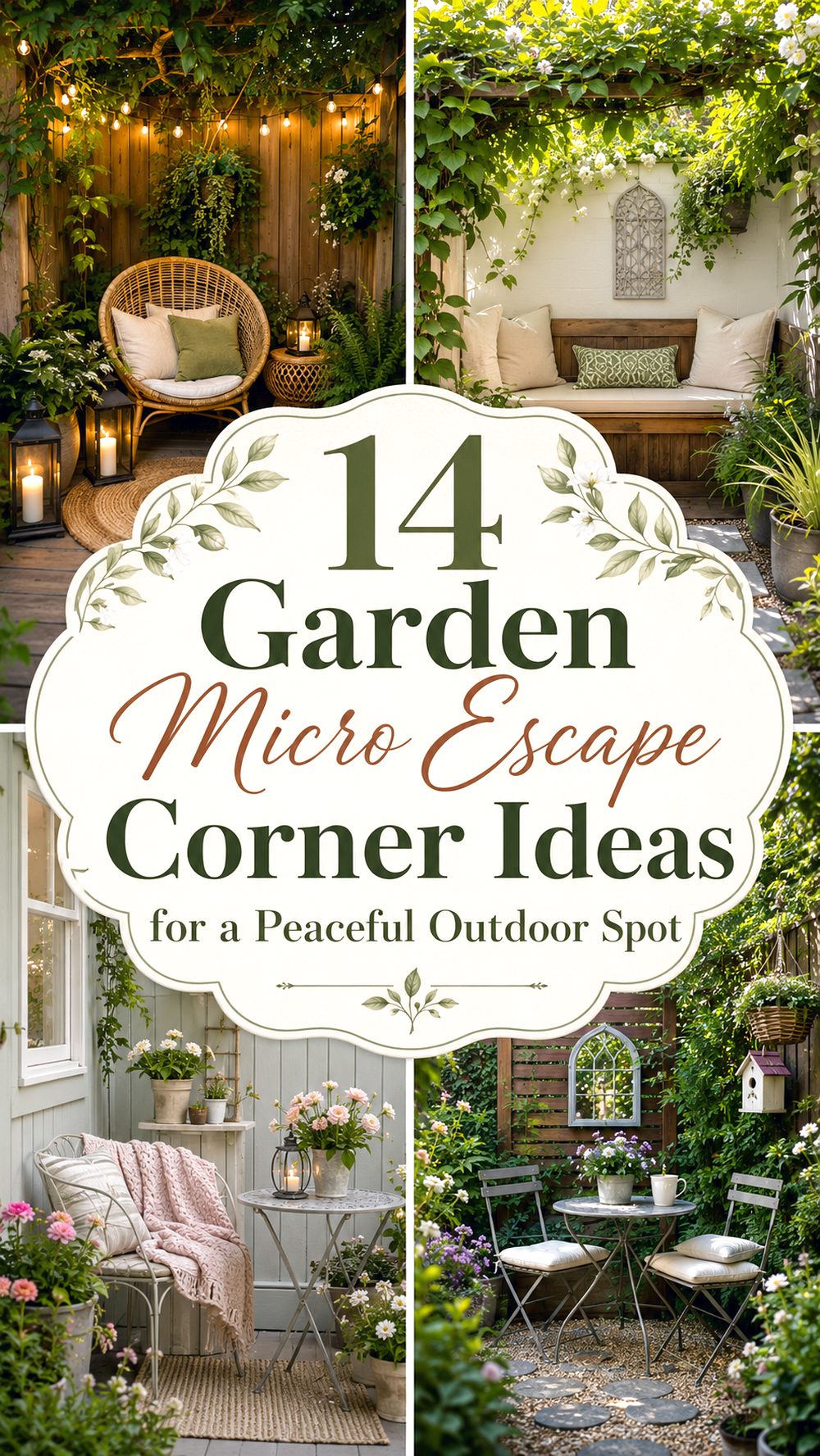 Garden Micro Escape Corner Ideas for a Peaceful Outdoor Spot