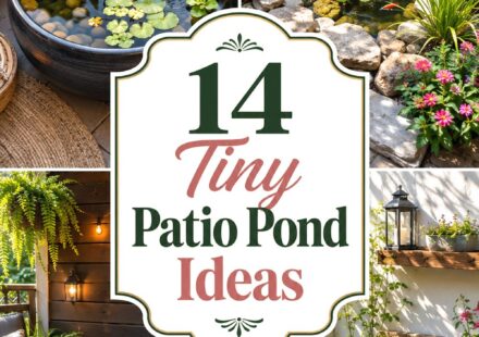 Tiny Patio Pond Ideas