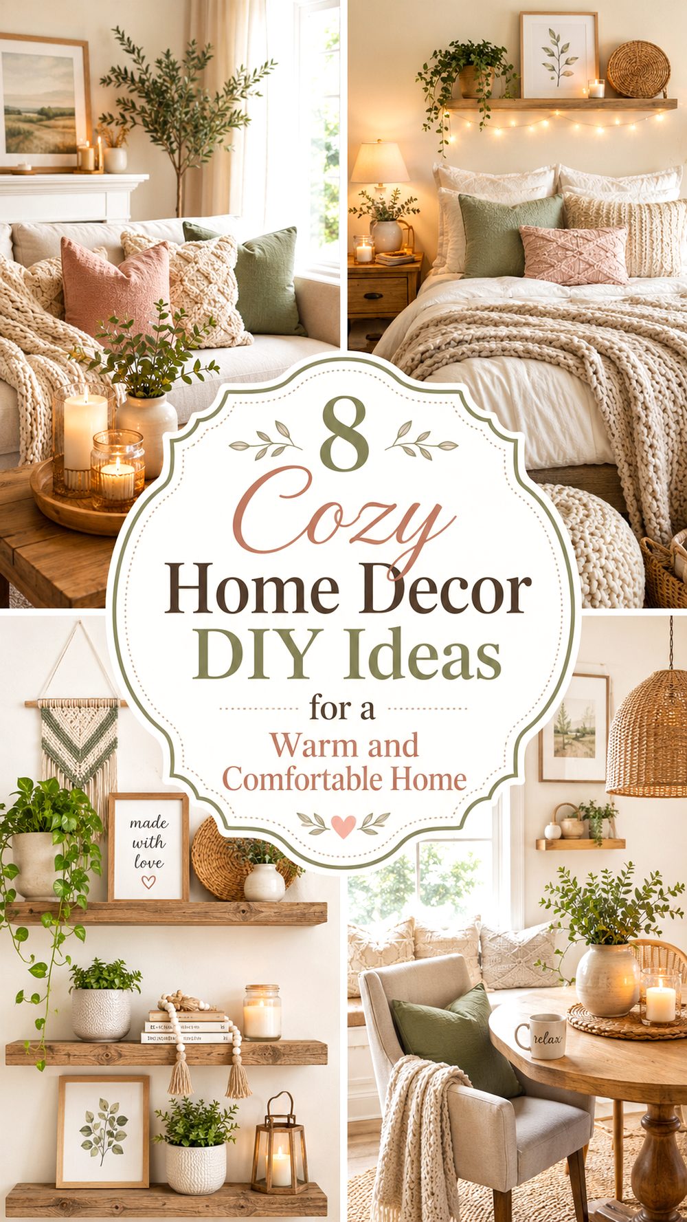 Cozy Home Decor DIY Ideas for a Warm and Comfortable Home