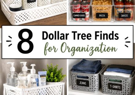 Dollar Tree Finds for Organization