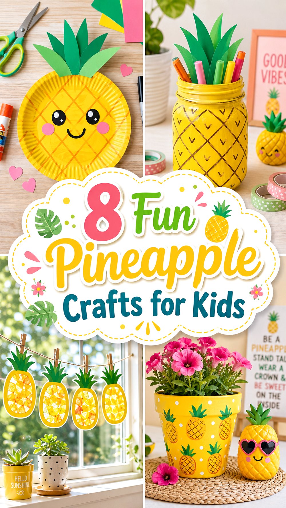 Fun Pineapple Crafts for Kids