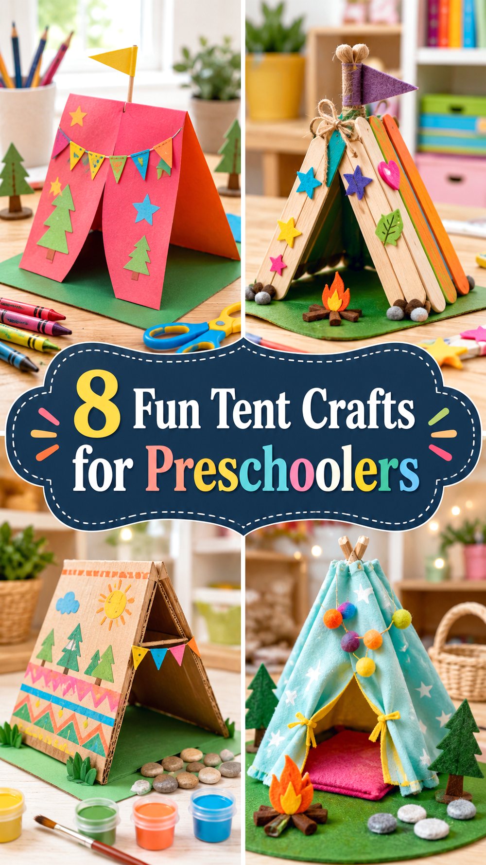 Fun Tent Crafts for Preschoolers