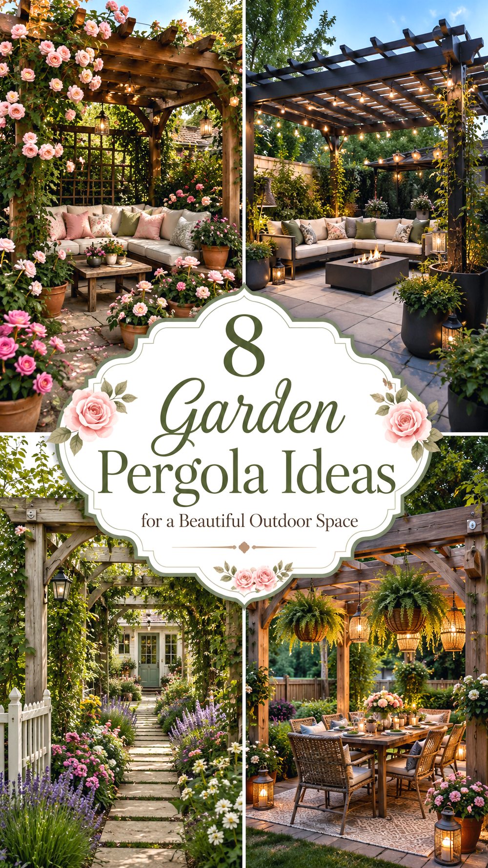 Garden Pergola Ideas for a Beautiful Outdoor Space