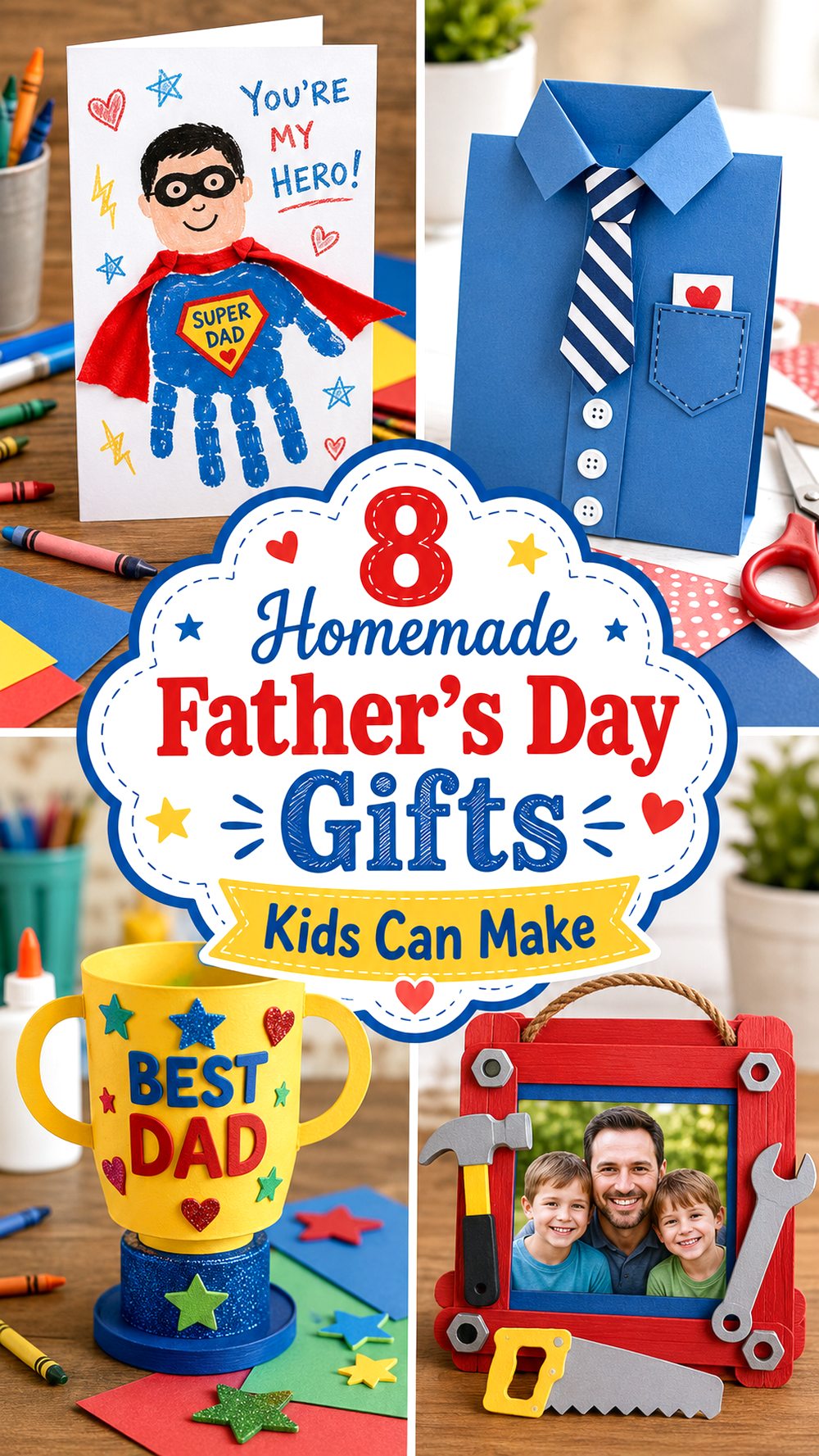 Homemade Father’s Day Gifts Kids Can Make